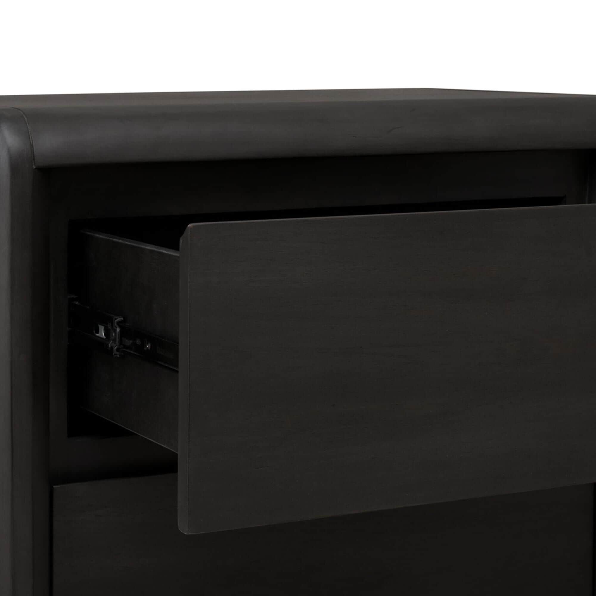 Urban Home Xolani 2-Drawer Nightstand in Jaguar