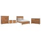 Briarwood Restful Retreat King Bed with Dresser, Gentleman"s Chest, and Two Nightstands, , large