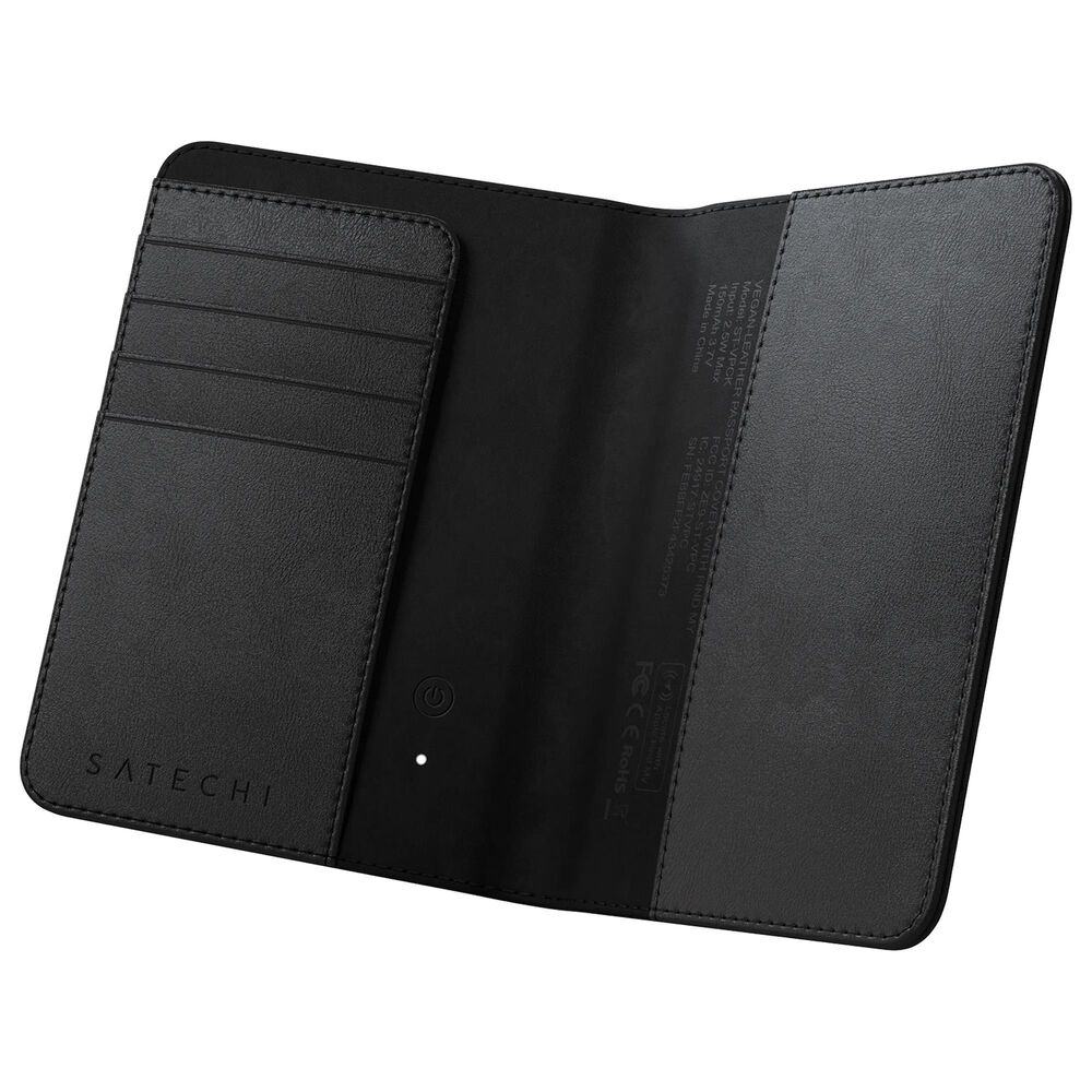 Satechi Vegan-Leather FindAll Passport Cover in Black, , large