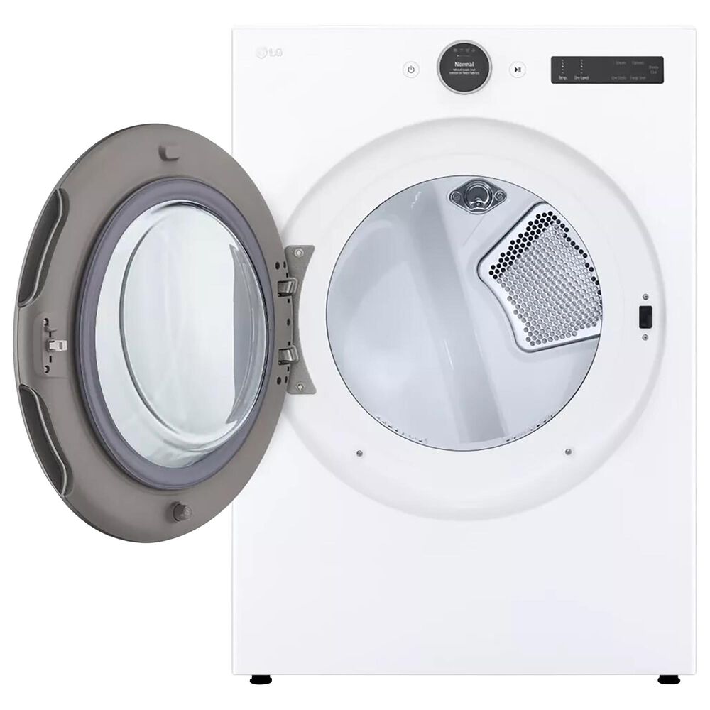 LG 7.4 Cu. ft. Ultra Large Capacity Smart Front Load GAS Dryer with Sensor Dry & Steam Technology - White