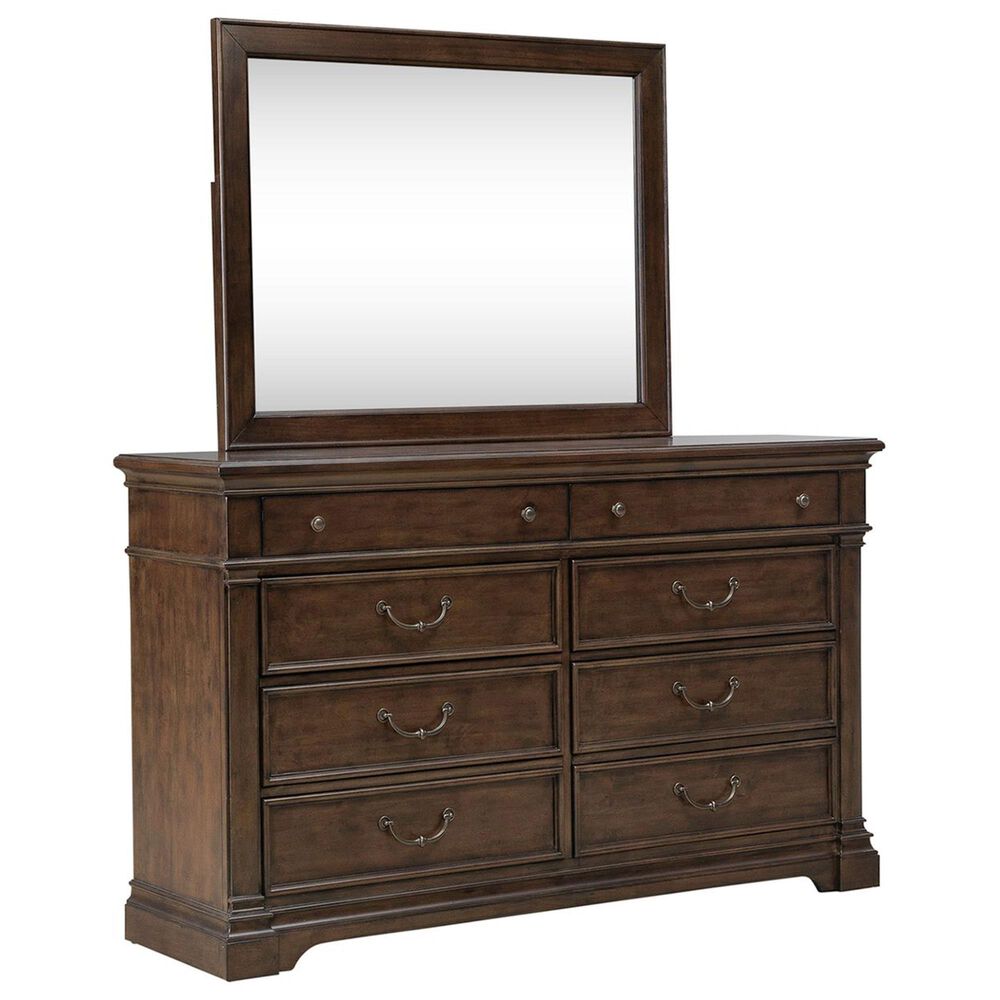 Liberty Furniture Arden Road 5-Piece King Bedroom Set in Satin Cherry, , large