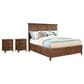 Hawthorne Furniture San Mateo Queen Storage Bed with Two Nightstands in Tuscan, , large