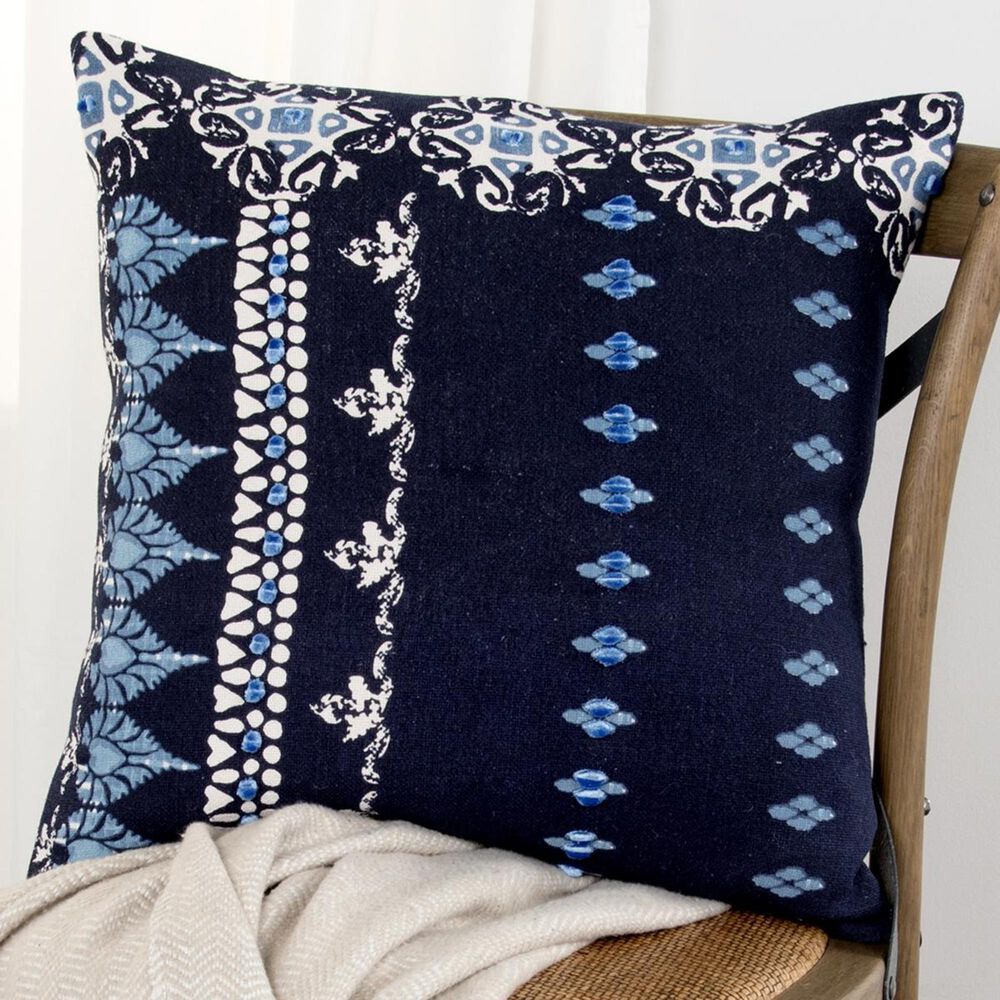 Rizzy Home Donny Osmond 20" x 20" Pillow Cover in Blue, , large