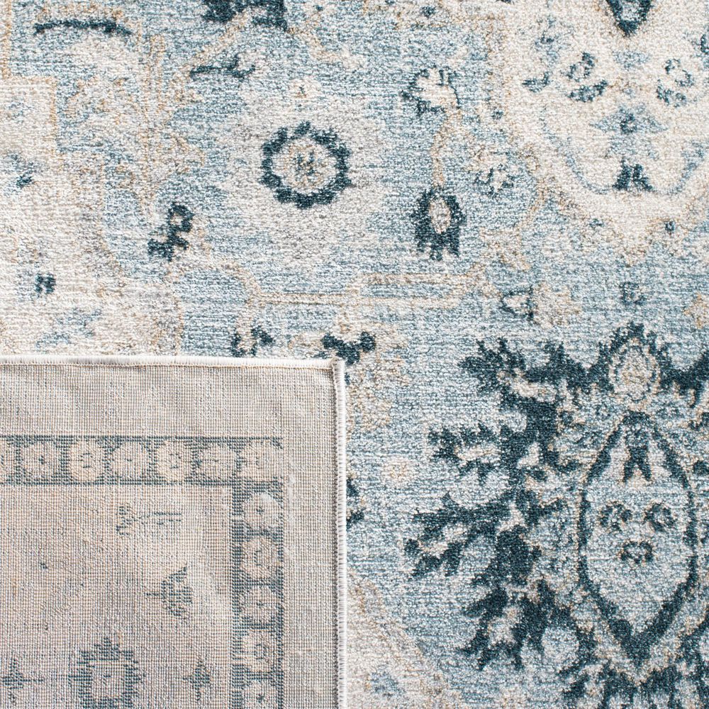 Safavieh Isabella ISA936M 5&#39;3&quot; x 7&#39;6&quot; Light Blue and Cream Area Rug, , large