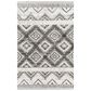 Surya Alyssa 2" x 3" Black, White, Gray and Brown Area Rug, , large