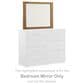 Ashley Dakmore Dresser Mirror in Natural Brown, , large