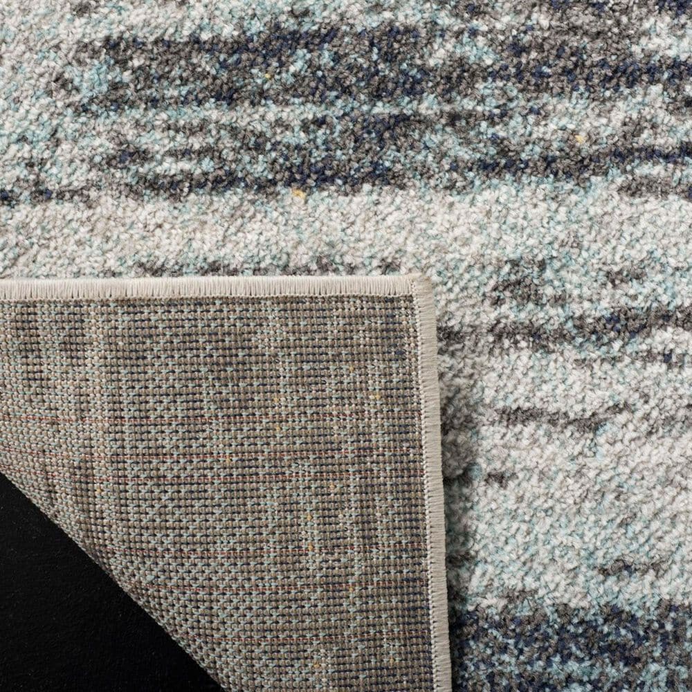 Safavieh Adirondack ADR201F 9&#39; x 12&#39; Light Grey and Black Area Rug, , large