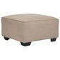 Ashley Baceno Oversized Accent Ottoman in Hemp, , large