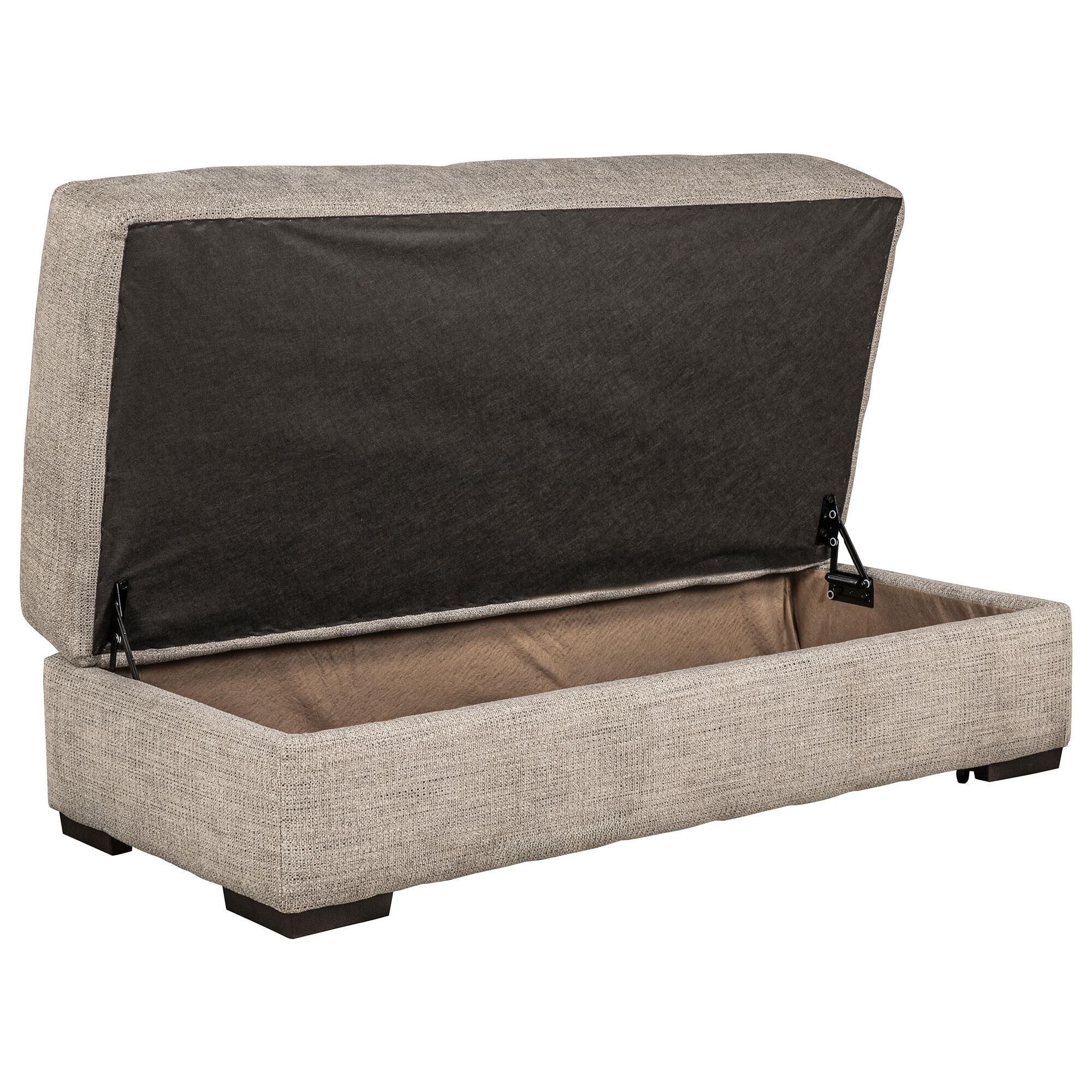 ^_^ 　NOANA ottoman Northwestern Sundera Storage Ottoman in Dove