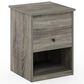 HOMLUX 1-Drawer Lift Top Nightstand in French Oak Grey, , large