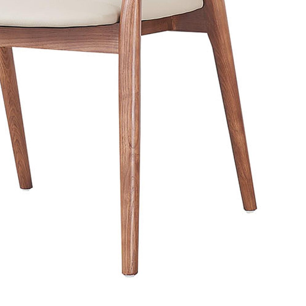 Furniture of America Arcton Arm Chair in Walnut, , large