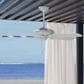 Hunter Sea Air 52" Outdoor Ceiling Fan in White, , large