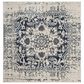 Safavieh Madison MAD603D 11" Square Cream and Navy Area Rug, , large