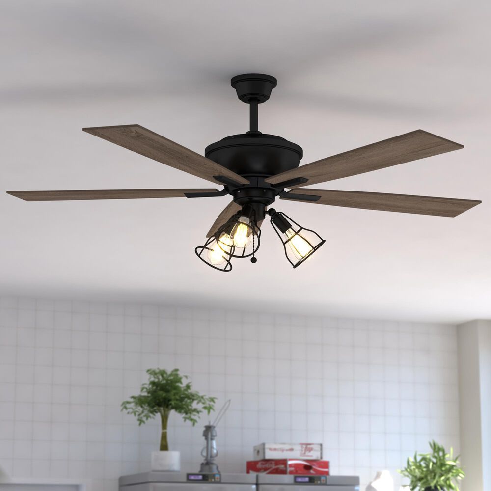 Vaxcel Clybourn 52" LED Ceiling Fan in Bronze, , large