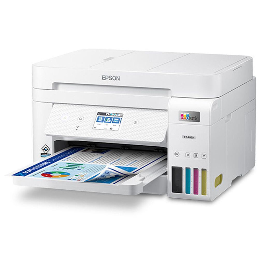 Epson EcoTank ET-4850 All-in-One Cartridge-Free Supertank Printer (Black)