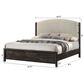 Crown Mark Ethel King Bed with Dresser, Chest, and Two Nightstands in Dark Brown, , large