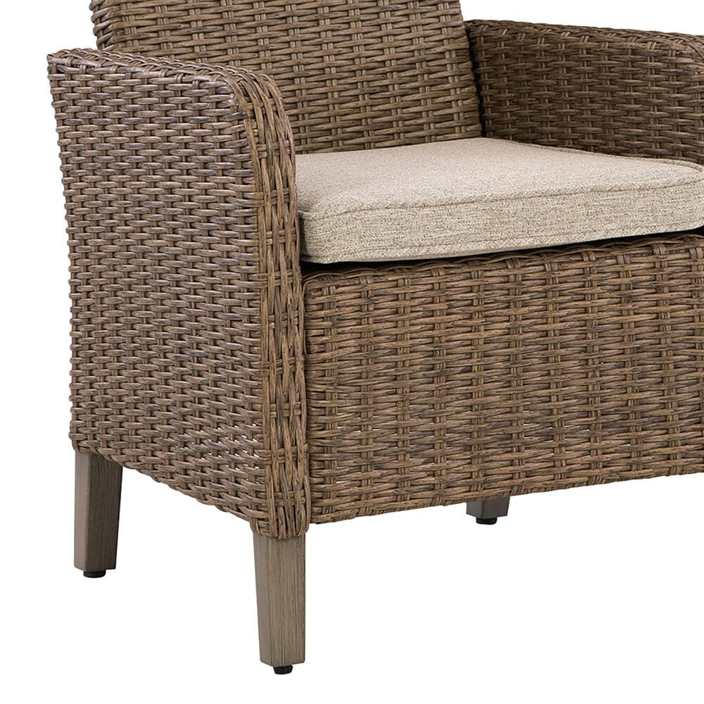 Ashley Laguna Heights Patio Arm Chair in Beige (Set of 2), , large