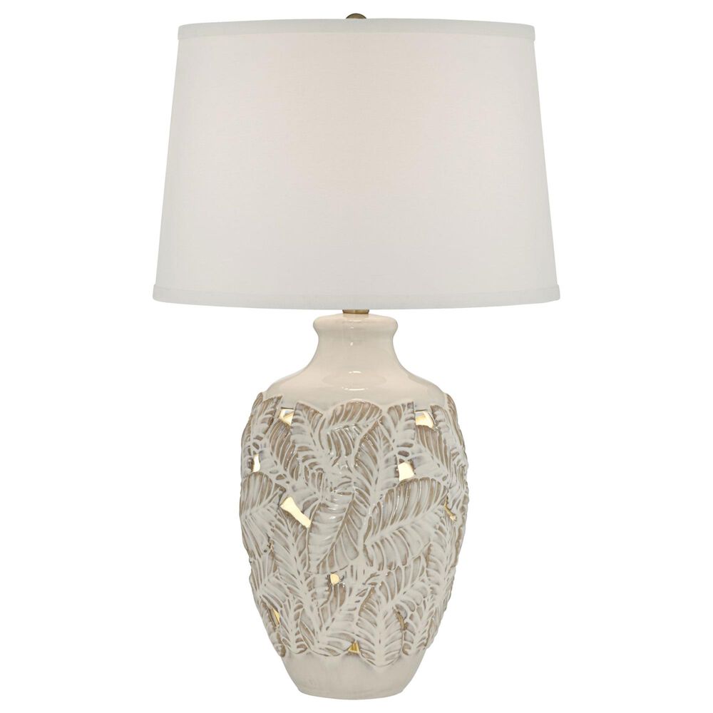 Pacific Coast Lighting Palm Bay Table Lamp in Beige Almond, , large