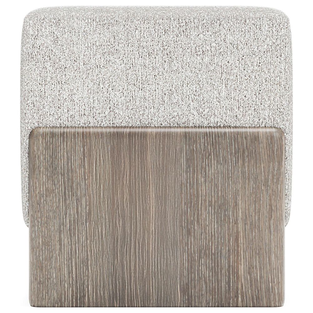 Bernhardt Monolith Upholstered Bench in Wirebrushed Oak, , large