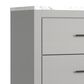 Ashley Cottonburg 4 Drawer Chest in Light Gray and White, , large