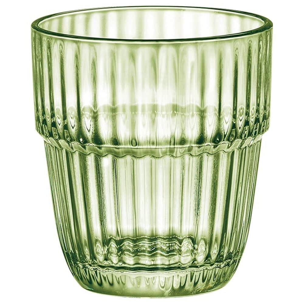 Bormioli Barshine Rocks Stackable Drinking Glasses in Mint Green &#40;Set of 6&#41;, , large