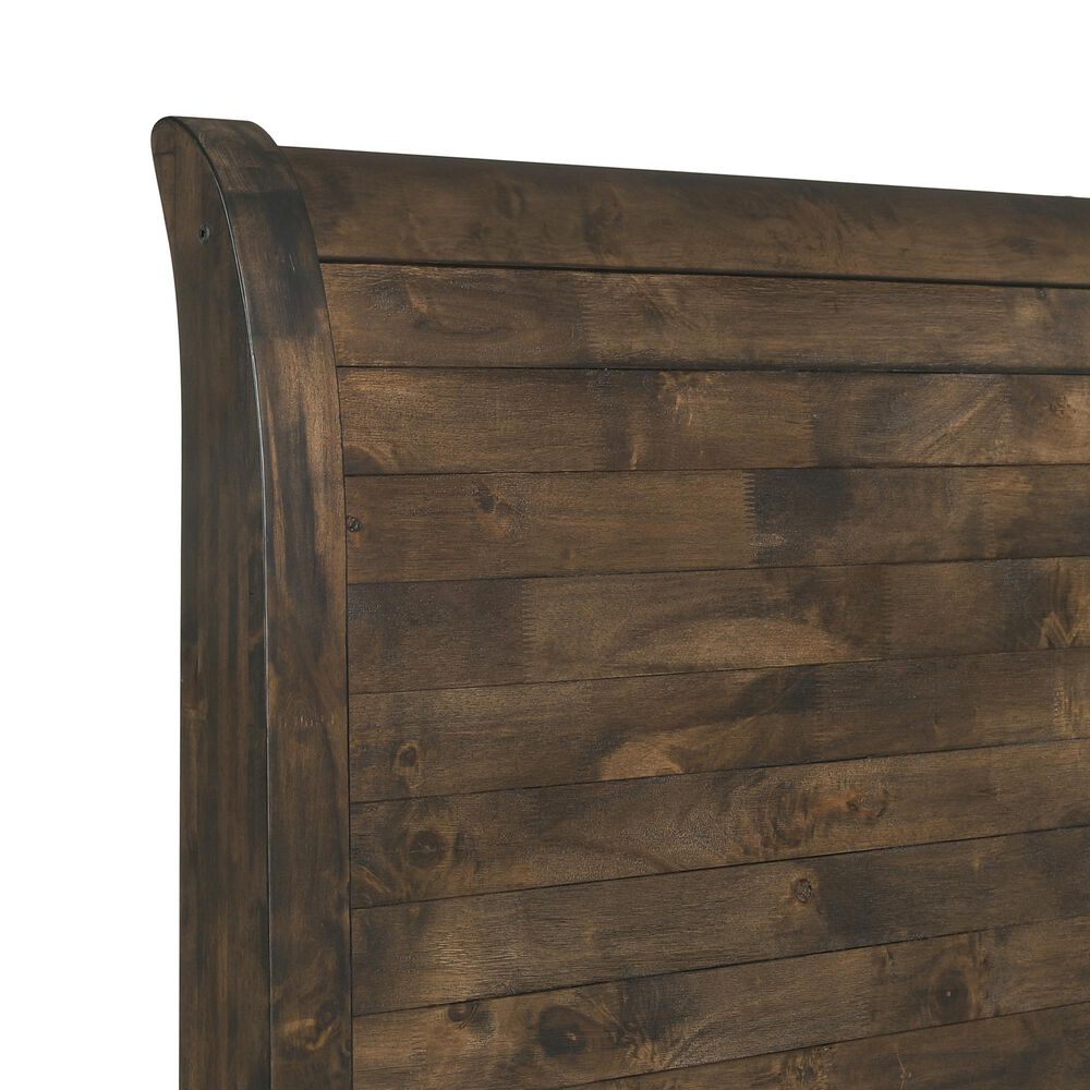 New Heritage Design Blue Ridge 3-Piece Bedroom Set in Rustic Gray, , large