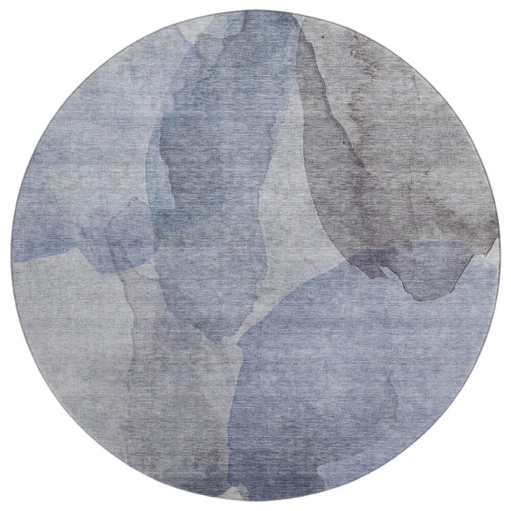 Dalyn Rug Company Ravenna RN12 8" Round Blue Area Rug, , large