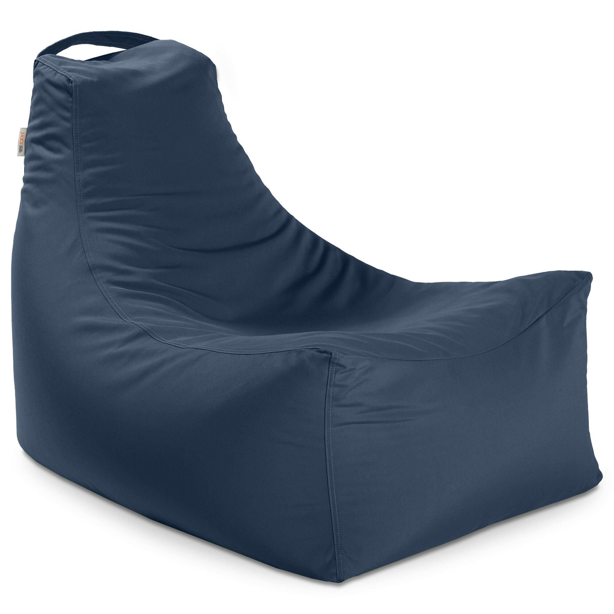 Jaxx Juniper Patio Bean Bag Chair in Navy