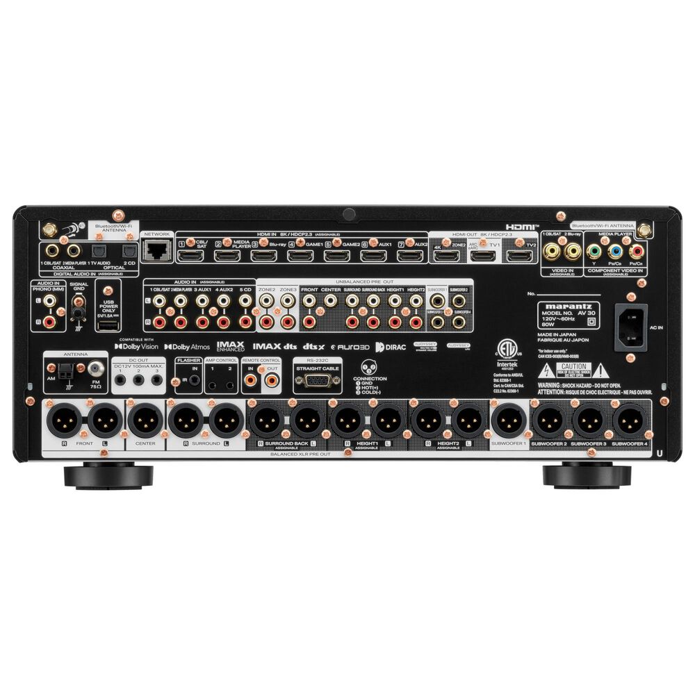 Marantz AV 30 11.4-Channel Balanced AV Preamplifier Powered by HEOS, , large