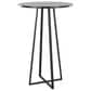 LumiSource Cosmo Bar Table in Black Metal and Black Wood, , large