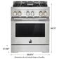 JennAir 30" Gas Professional Range in Stainless Steel, , large