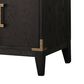 Lexora Home Laurel 72" Double Bathroom Vanity in Black Oak with White Cultured Marble Top and Rectangular Sinks, , large