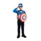 Squishmallow Marvel Captain America Superpower Pak Costume in Multicolor, , large