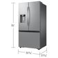 Samsung Bespoke AI 25.5 Cu. Ft. French Door Refrigerator in Fingerprint Resistant Stainless Steel, , large