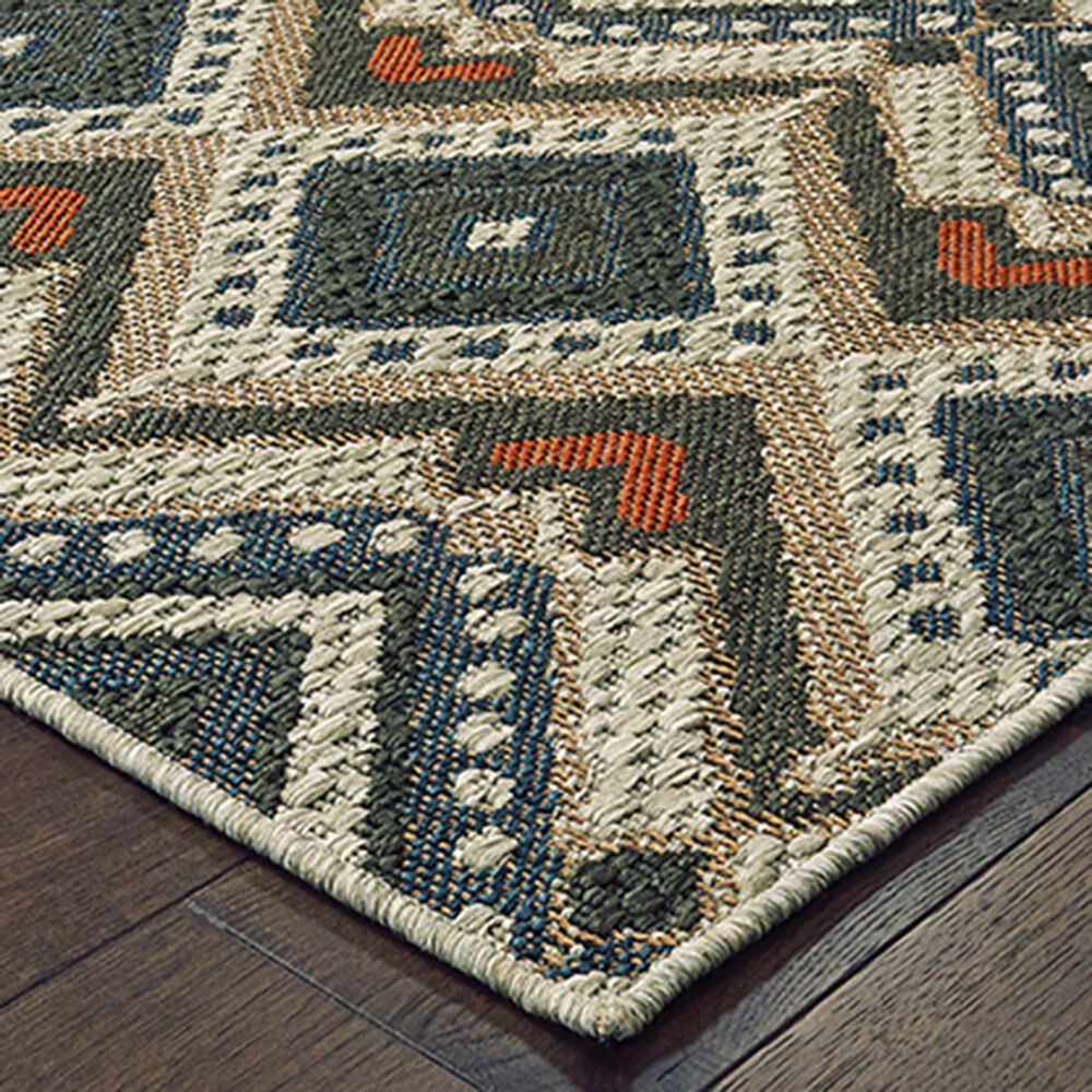 Oriental Weavers Latitude 2X 9&#39;10&quot; x 12&#39;10&quot; Grey Area Rug, , large