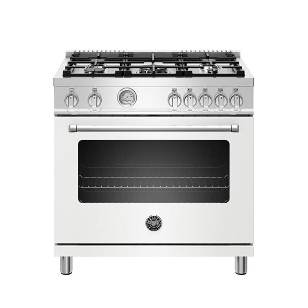 Bertazzoni Professional Range Gas in Glossy White, , large