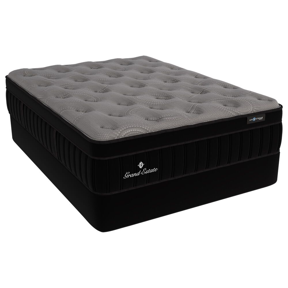 Grand Estate 750 Euro Top Medium Twin Mattress with Low Profile Box Spring, , large