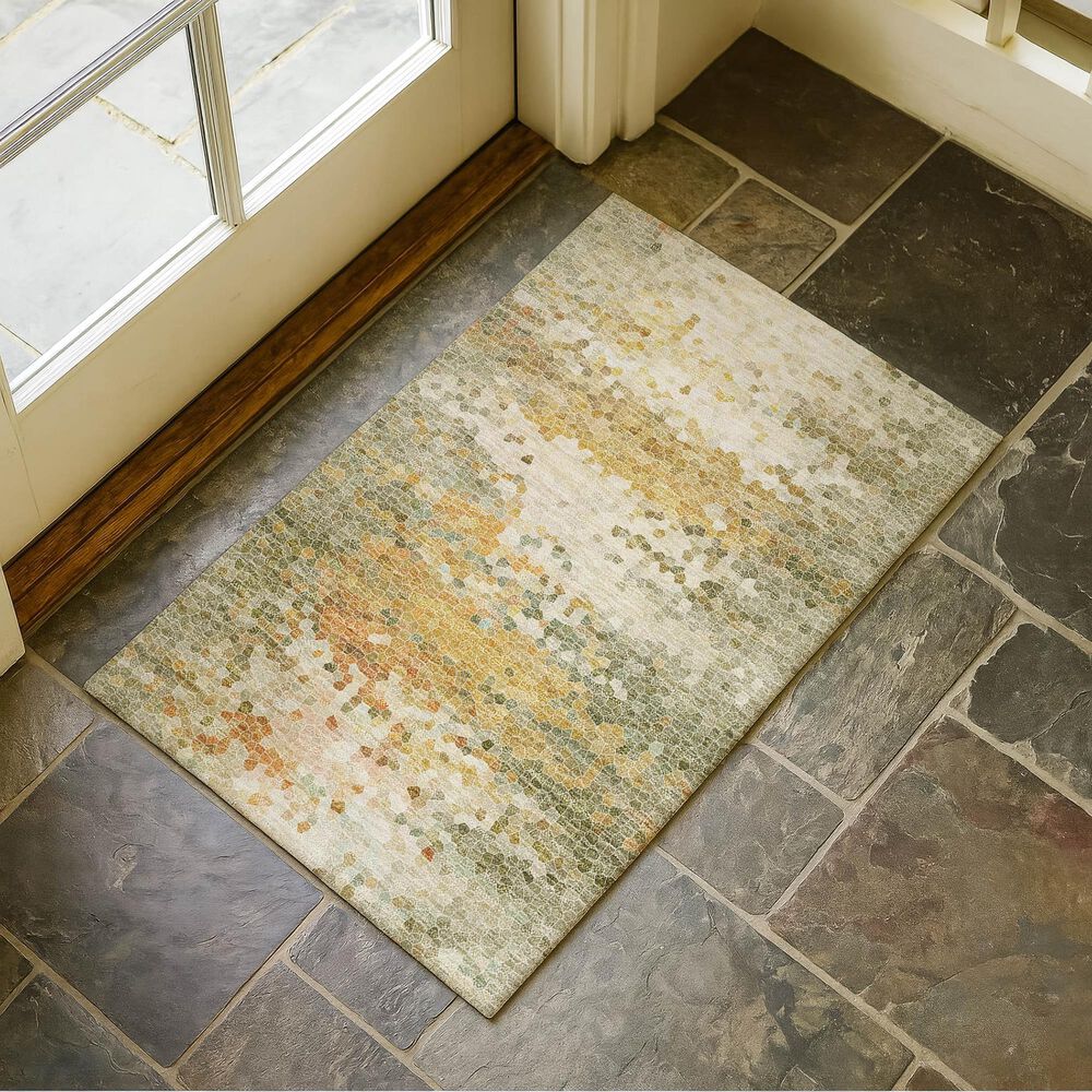 Dalyn Rug Company Lumara Aloe 1'8" x 2'6" Indoor/Outdoor Area Rug, , large