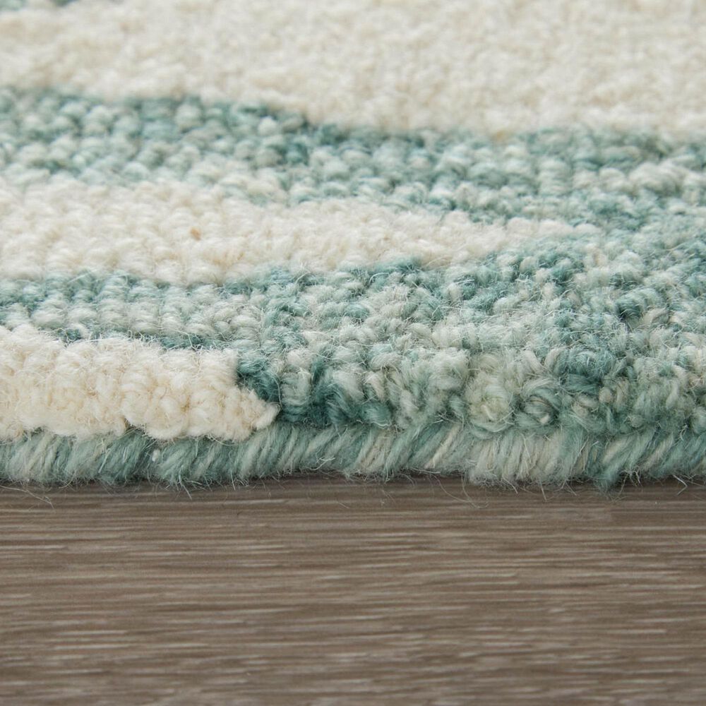 Feizy Wallace Teal 5&#39; x 8&#39; Area Rug, , large