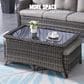 Sunwell Garden 6-PiecePatio Conversation Set with Gray in Blue, , large