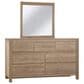 Viceray Collections Tide and Timber 5 Piece Full Poster Bedroom Set in Clear Oak, , large