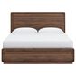 Ashley Fortlorn King Platform Bed in Walnut Brown with LED Light, , large