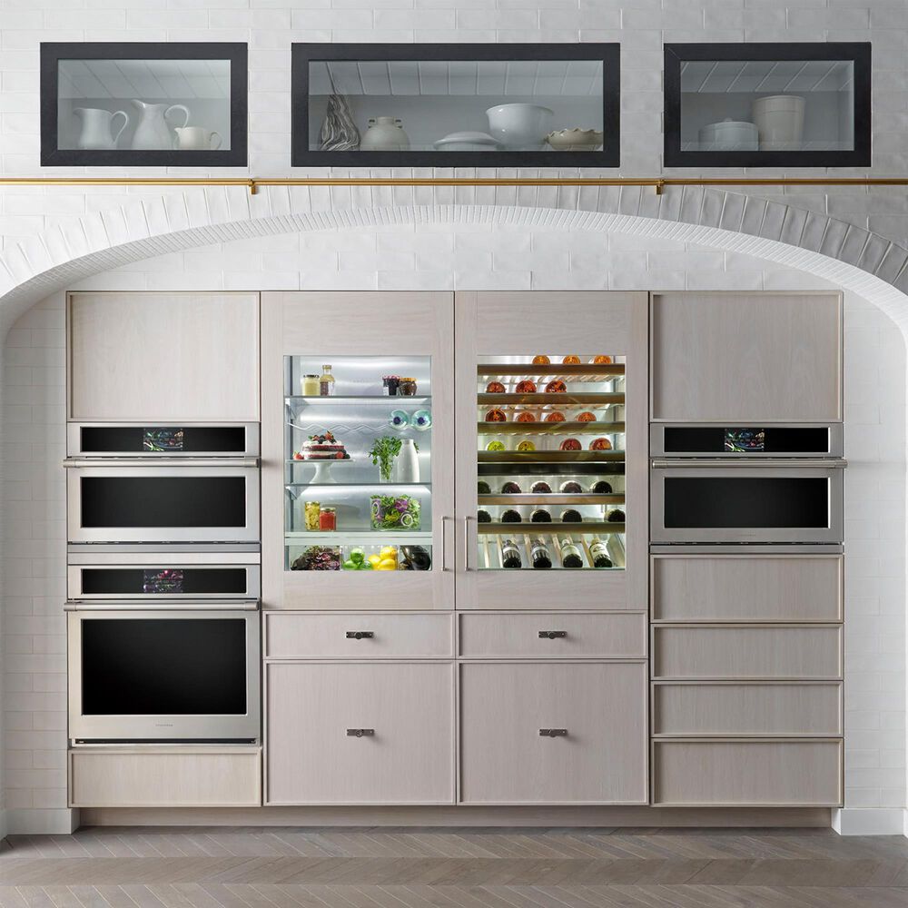 Monogram Minimalist 30&quot; Single Electric Wall Oven with 240V Advantium Technology in Stainless Steel, , large