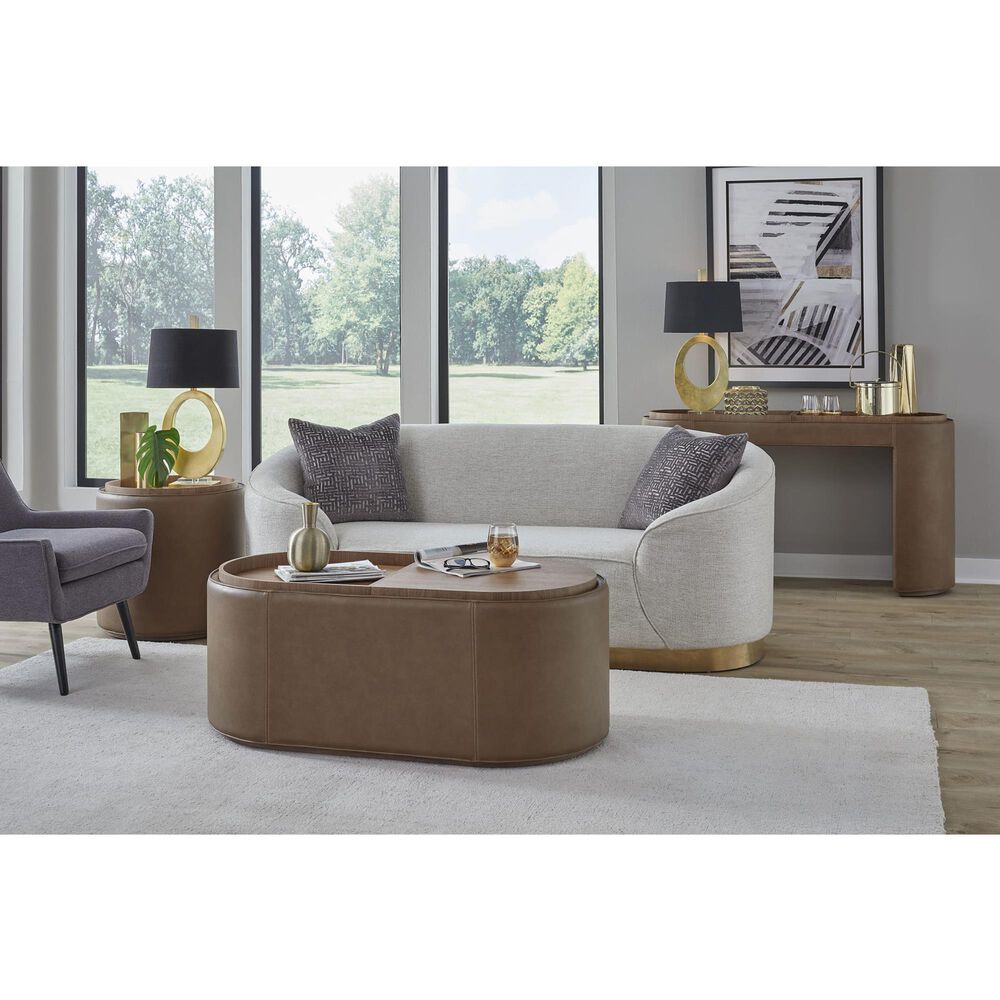 Urban Home Yeal End Table in Medium Brown, , large