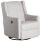 Best Home Furnishings Lillian Power Swivel Glider Recliner in Snow, , large