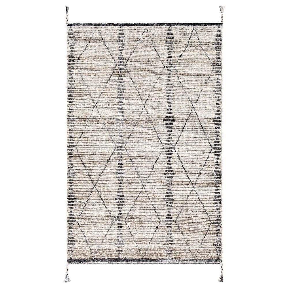 Surya Birch 8"10" x 12" Beige, Cream, Gray, Charcoal and Black Area Rug, , large