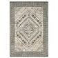 Oriental Weavers Georgia Medallion 659C0 3"10" x 5"5" Ivory and Gray Area Rug, , large