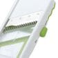 Progressive Adjust-A-Slice and Julienne Mandoline in White and Green, , large