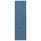 Oriental Weavers Meridian 7541B 2"3" x 7"6" Navy Runner, , large