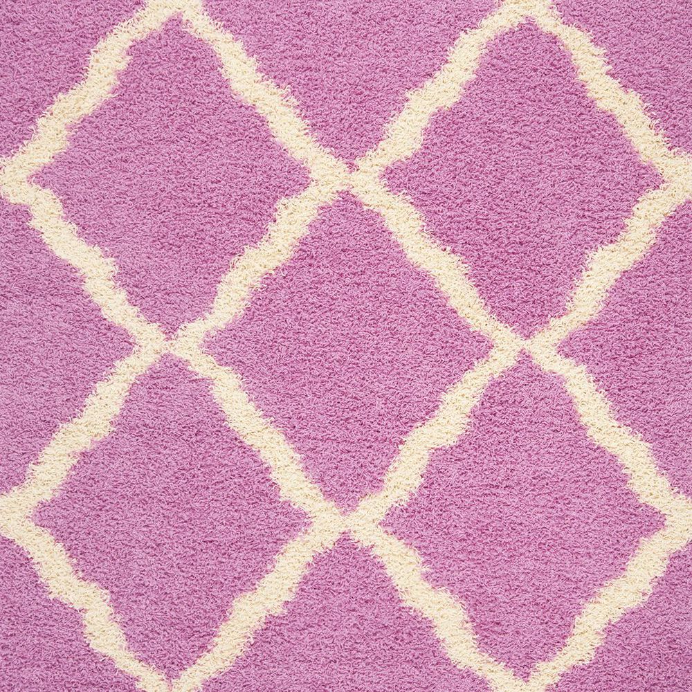 Safavieh Dallas Shag SGD257I-10 10&#39; x 14&#39; Pink/Ivory Area Rug, , large